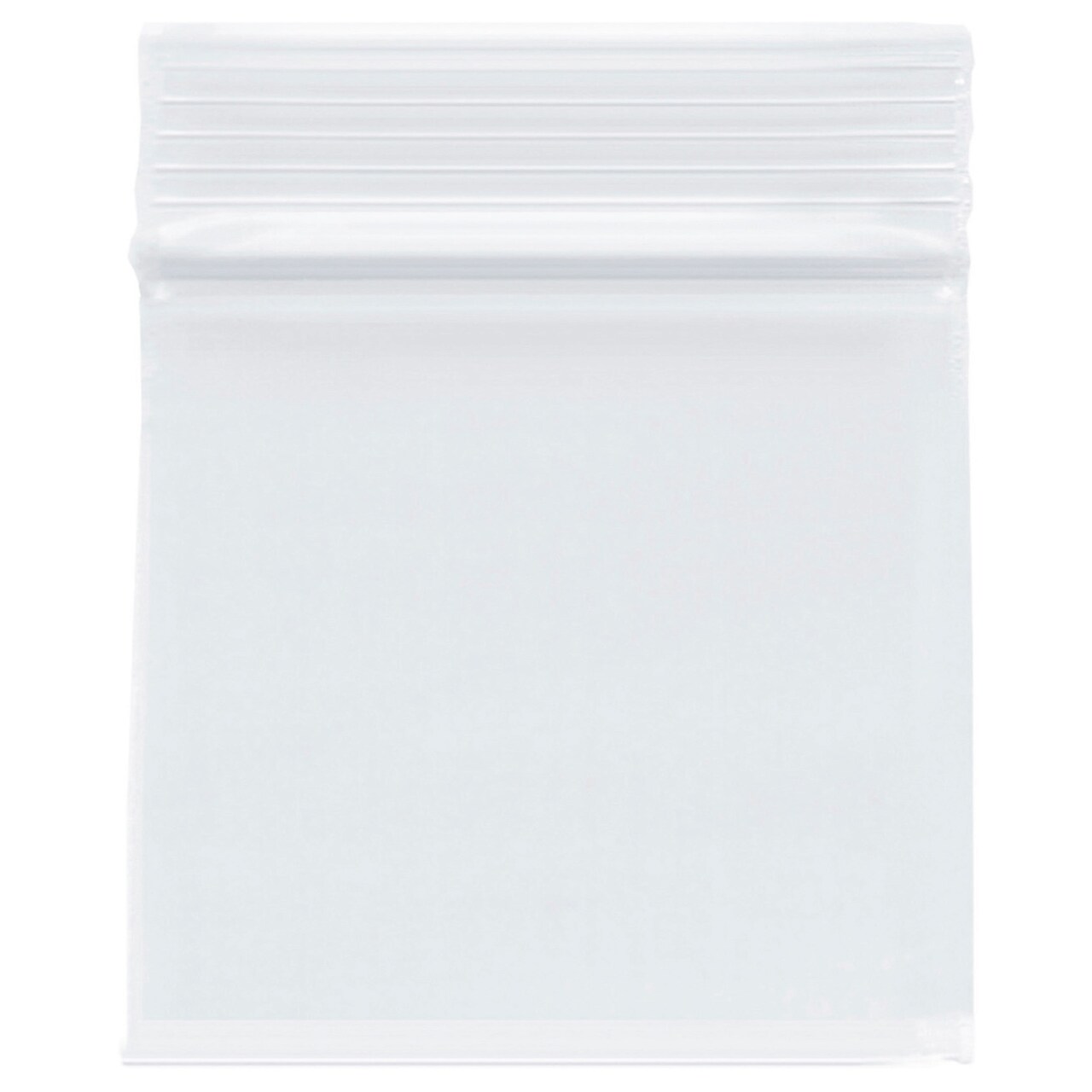 Plymor 2" x 2", 4 Mil Heavy Duty Zipper Reclosable Plastic Bags
